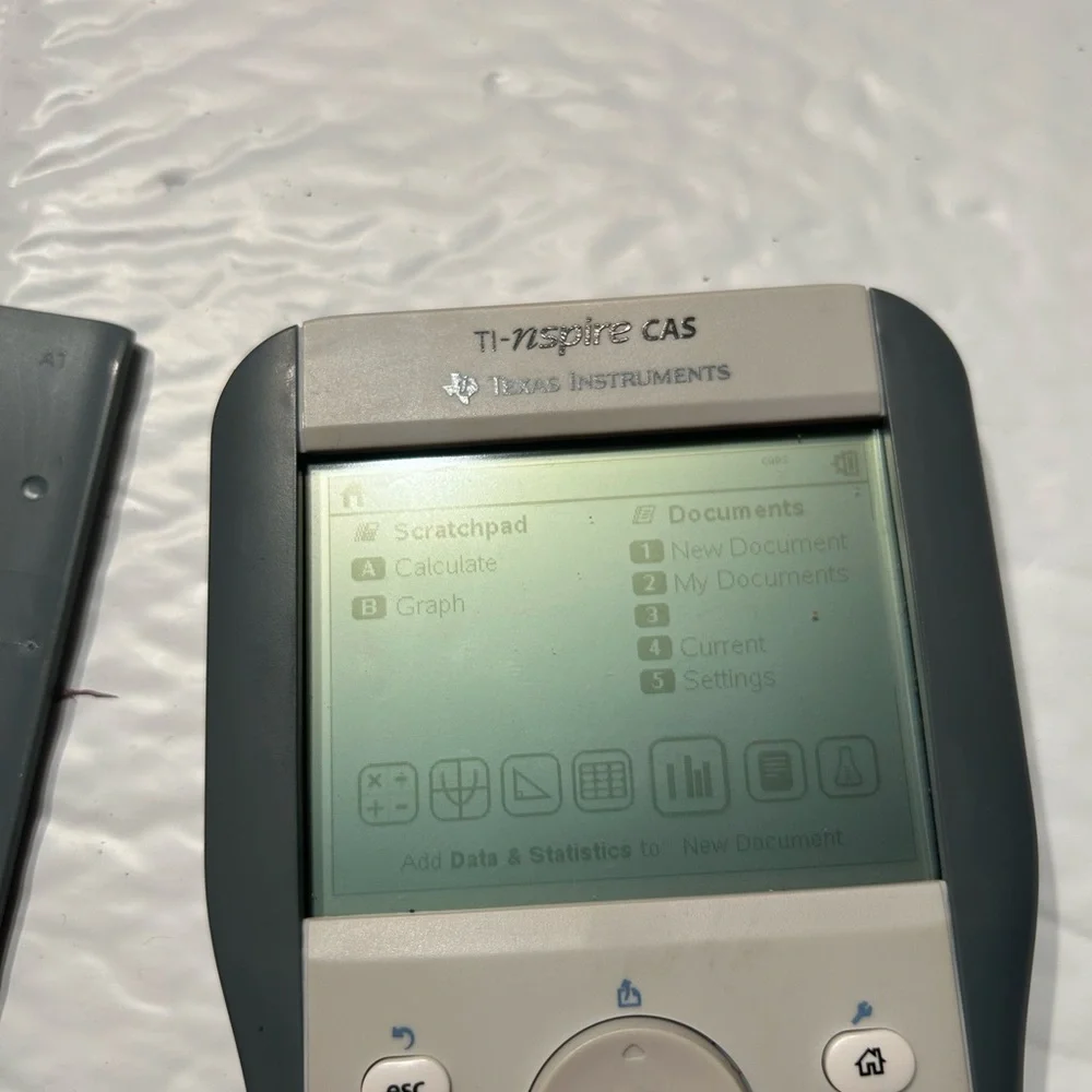 Texas Instruments TI Nspire CAS Graphing Calculator With Cover Tested